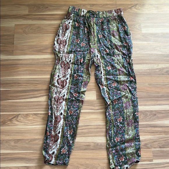 Zara Multicolor Patterned Pants - Picture 4 of 10